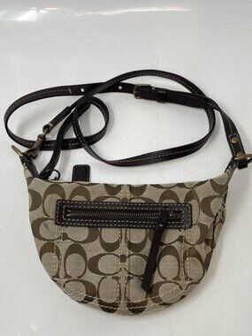 Coach 10840 Brown Signature C Swing Bag
